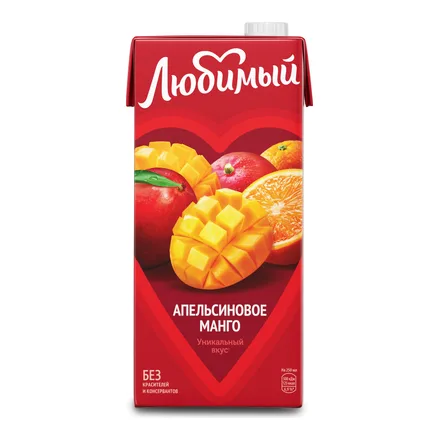 Нектар Любимый Апельсиновое Манго 0,95л
