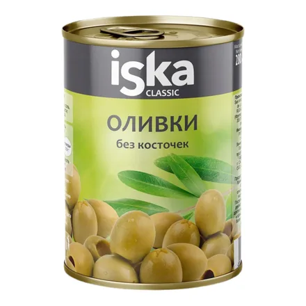 Зеленые оливки Фалани/Иска без кост. 300мл