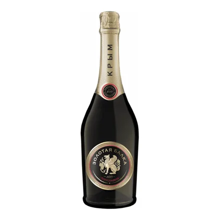 Вино игристое Золотая Балка бел. п/сл. 12,5% 0,75л (ЗГУ Крым, Россия)