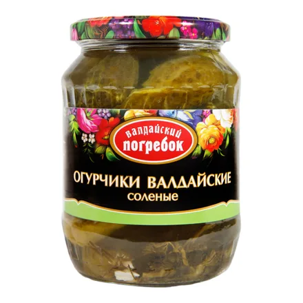 Огурчики соленые Валдайский Погребок 720мл