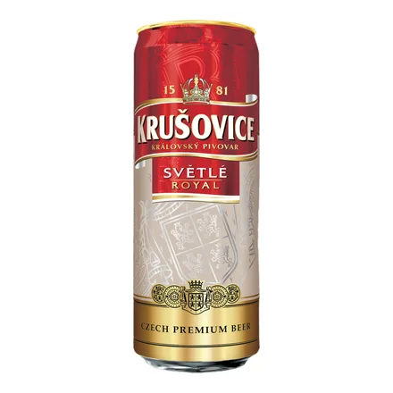 Пиво Крушовице Светле 4,2% ж/б 0,43л