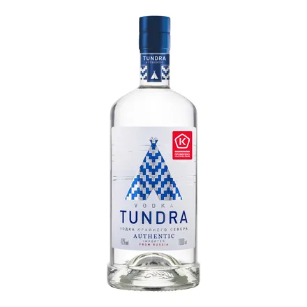 Водка TUNDRA 40% 1л