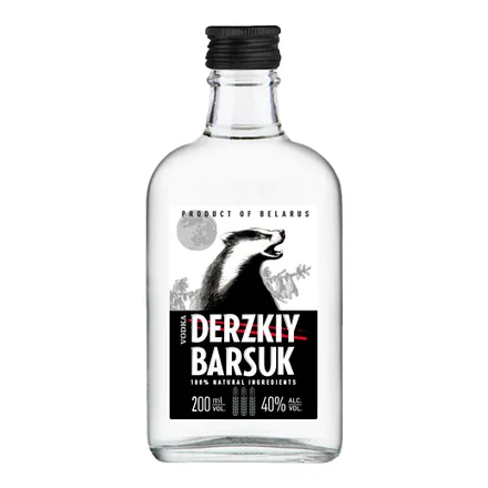 Водка Дерзкий Барсук 40% 0,2л