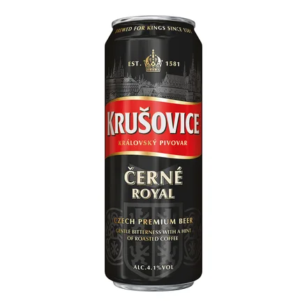 Пиво Крушовице Черне 4,1% ж/б 0,43л