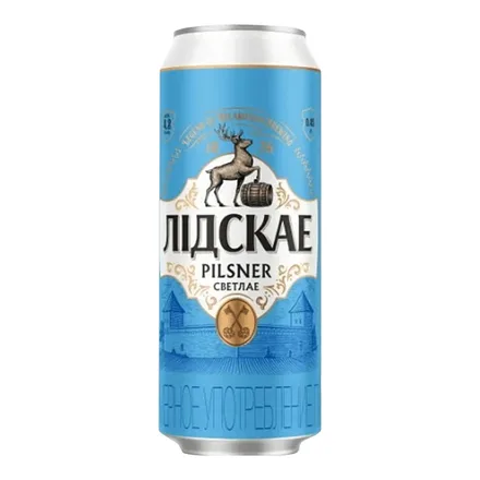 Пиво Лидское Пилснер 4.2% жб 0,45л