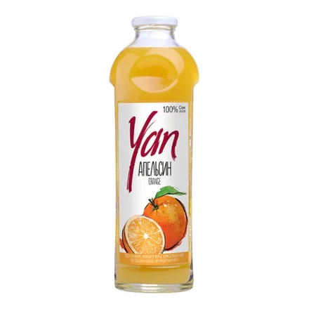 Сок "YAN" апельсин 0,93л