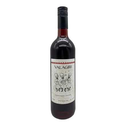 Вино ВАЛАГИРИ  кр.п/сл. 9,0-11,0% 0,75л