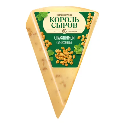 Сыр "Король сыров" п/тв с пажитником 180 гр