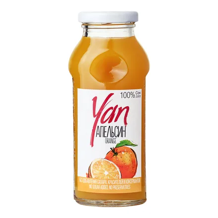 Сок "YAN" Апельсиновый 0.25л