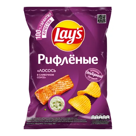 Чипсы "Лейз" Лосось в Сливочном Соусе 140г