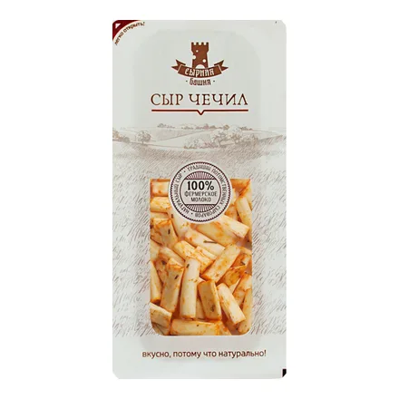 Сыр чечил резаный со вкусом аджика 100 гр
