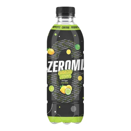 ZEROMI SWEET DRINK газировка без сахара ЛИМОН-ЛАЙМ 0,5л*12шт
