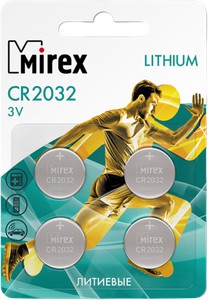 Батарейки MIREX CR2032 4 шт