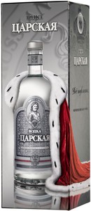 Водка "ЦАРСКАЯ ОРИГИНАЛЬНАЯ" 1,0л 40% в подарочной (сувенирной) упаковке