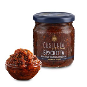 Брускетта "Gustoria" из вяленых томатов с артишоками 210мл