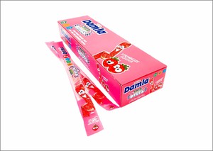 Жевательный мармелад кислые ремешки DAMLA клубника 15г