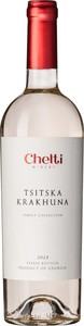 Вино Челти Цицка Крахуна бел.п/сух.12,5% 0,75л