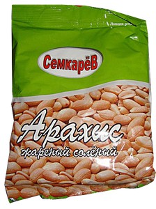 Арахис "Семкарев" жареный солёный 60г