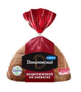 Хлеб Даниловский ржано-пшеничный бездрожевой в нарезке 350г