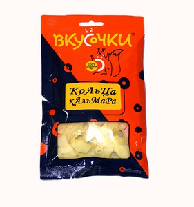 Кальмар "Вкусочки" кольца 70 гр