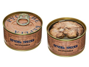 Печень трески "Русские Берега" нат 120г