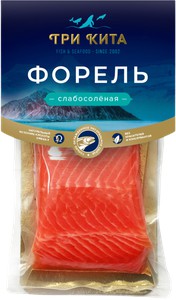 Форель филе-кусок с/с в/у Три кита 130г