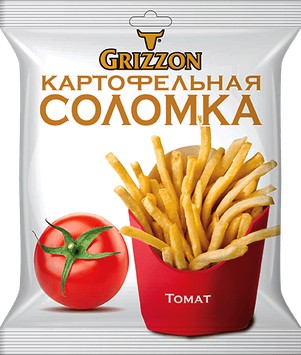 Соломка картофельная Grizzon со вкусом томата 40г