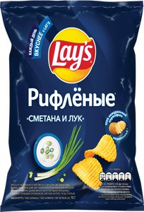 Чипсы "Лейз" Сметана-Лук 70г