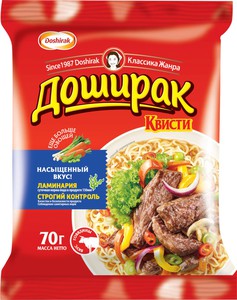 Лапша "Доширак" Квисти 70г говядина