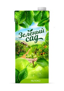 Нектар "Зеленый сад" яблочный 1л