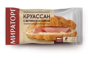 Круассан Мираторг с ветчиной и сыром 110г
