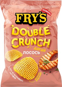 Чипсы ФРАЙЗ рифленые вкус Лосось в сливочном соусе, 130г