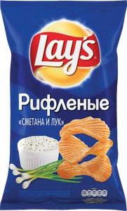 Чипсы Лейз Сметана Лук 140г