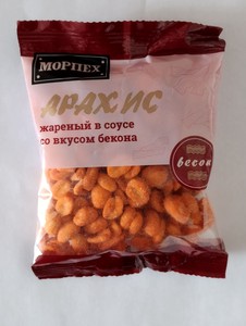 Арахис "Морпех" в соусе со вкусом "Бекон" 100г