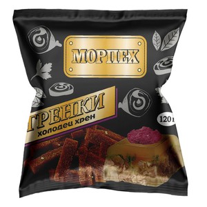 Гренки "МОРПЕХ" со вкусом Холодца с хреном 120г
