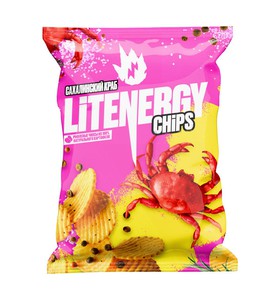 Чипсы "LIT ENERGY" картофельные со вкусом Сахалинского краба 120г