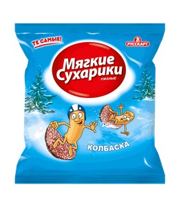 Сухарики «Мягкие сухарики» Колбаски 38г