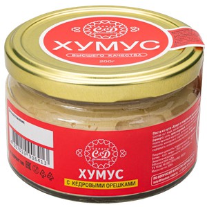 Хумус с кедровыми орешками 200г