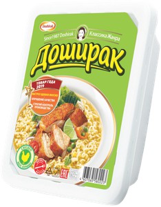 Лапша б/п со вкусом курицы Доширак 90г