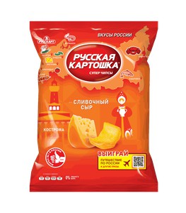 Чипсы «Русская Картошка» Сливочный Сыр 105г