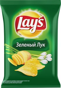 Чипсы Лейз Зеленый Лук 140г