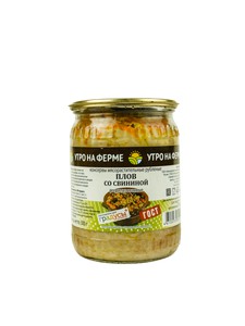 Плов со свининой Утро на ферме 500г