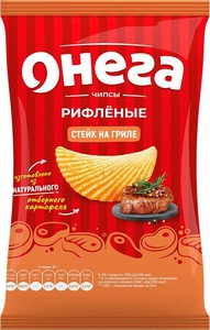 Чипсы "Онега" со вкусом стейка на гриле 67г