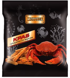 Сухарики Морпех со вкусом краба 35г