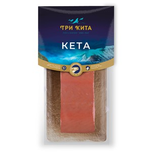 Кета филе-кусок х/к Три кита 130г