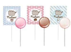 Карамель на палочке Sweet Pops Pusheen круглая 10 гр