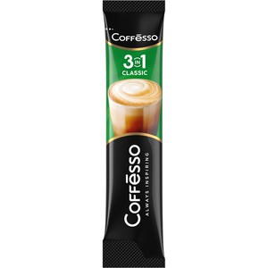 ПЗ Кофейный напиток Coffesso растворимый Classic 3в1 15гр