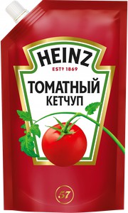 Кетчуп Хайнц томатный 320/350г