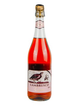 Вино игристое Герре-Ламбруско дель Эмилия роз п/сл. 8% 0,75л