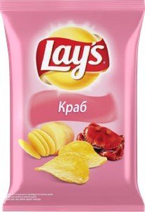 Чипсы Лейз Краб 140г